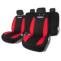 Set de Fundas Cubre Asientos SPARCO SPS431RDCB Negro Rojo